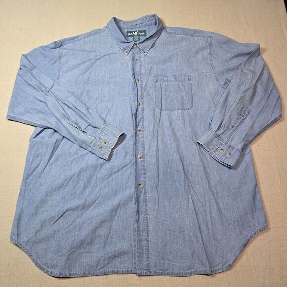 Vintage 90s Big Dogs Button Down Long Sleeve Mens Shirt Size XXXLarge RN# 64776 - Picture 1 of 6